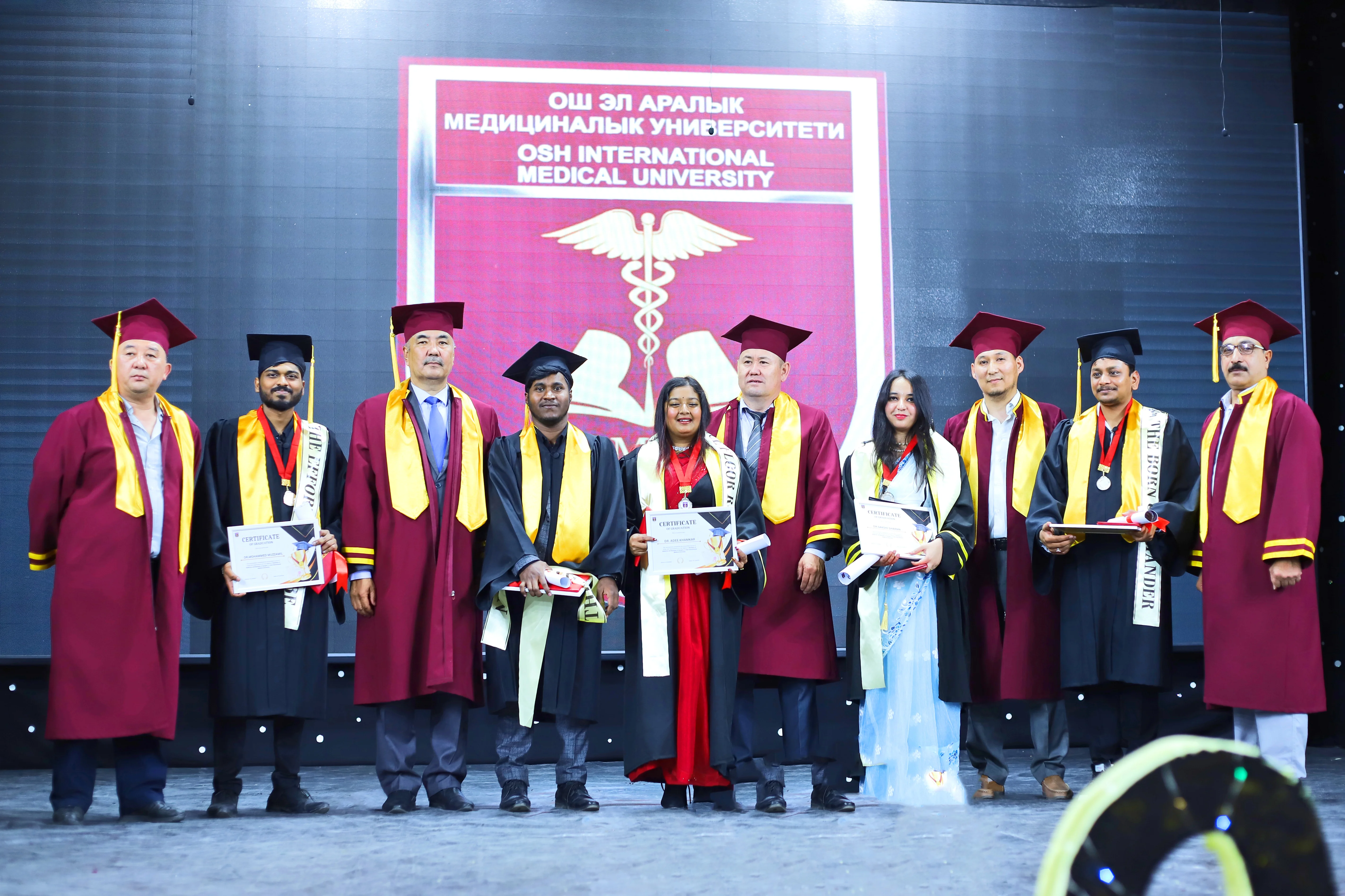 Graduation day students